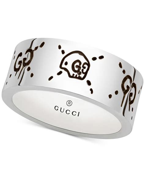 men's gucci ghost ring|Gucci sterling silver ghost ring.